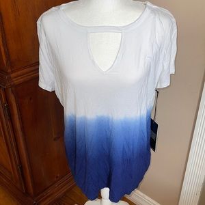 BNWT Rock & Republic cut out tee XL